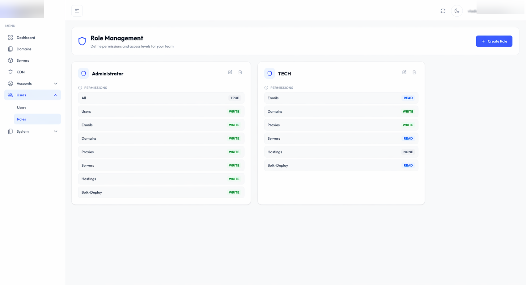 Users & Roles